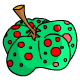 This unusual fruit is only found in the highest mountains of Neopia.  It is very rare and is highly prized on Mystery Island.