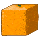 This fruit has been made available in a cube shape to make it easier to stack and store.