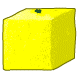 This fruit has been made available in a cube shape to make it easier to stack and store.