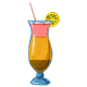 A colourful cocktail that tastes as good as it looks.