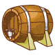 An entire hogshead of grog. Only for the stoatest of sea dogs.