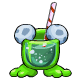 A refreshing blend of snowberry and juppie served in a Quiggle shaped glass.