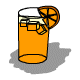 A refreshing glass of orange juice gives your pet more energy.
