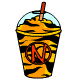 Super rare and super tasty. It is orange and molasses blended with crushed ice!