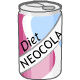 A can of Diet Neocola may be just the thing to get your pet ready for a new day. Only one calorie also!
