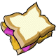 Whats the surprise? How good peanuts, cheese and jam taste when spread on Faerie bread!