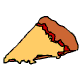 Deep pan peanut butter pizza.