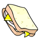 Talk about tasty. Mix up your grilled cheese bread and your slice of ham for this great sandwich.