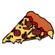 Mmmmmmmmmmm, a lovely slice of pizza.