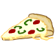 Megapepper Pizza has pepperoni, green pepper and some secret extra hot gelupepper spice in the crust!