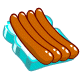 More variations on a bizarre theme. This time its hotdogs on metal toast, watch out you dont break your Neopets teeth when you eat it!