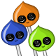 Each one is a different flavour, choose from blueberry, orange or lime!