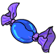 Here you have some delicious candy. Tear off the wrapper and eat it.