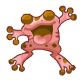 A delicious Quiggle shaped cookie with large chunks of strawberries and chocolate thrown into the dough.