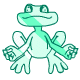 This minty chocolate Neopet treat is rarer and more expensive than the normal chocolate version (and also tastier!)