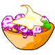 Eww there seem to be live jellyfish in this fruit sundae!