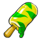 Four whole Zeenanas are mashed and then frozen to create this lolly.