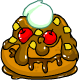 An incredibly chocolate treat that bears a striking resemblance to a Nimmo!