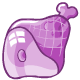 A big thick juicy ham, made entirely from purple jelly!!!