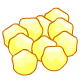 Lemon flavoured bon bons coated in a sugary lemon flavoured powder - yummy!