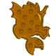 A delicious Koi shaped cookie with little chinks of caramel blended into the cookie mixture!