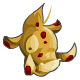 Aww this adorable little cookie is shaped like a Moehogs head