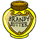 A large jar of brandy butter to pour over your cakes and puddings.